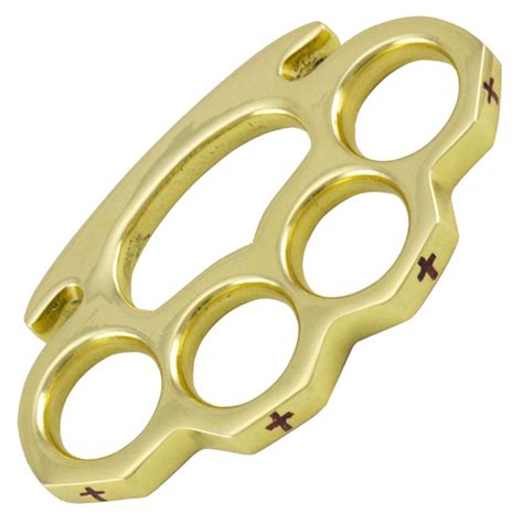 Real Brass Knuckles Crosses