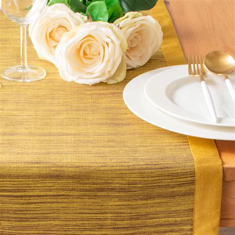 Mustard Yellow Extra Long Table Runner 144 Inches V Ends For Etsy