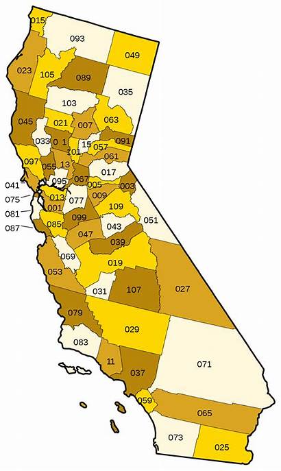 California Map Svg County Bestand Wikipedia Bestandsgebruik