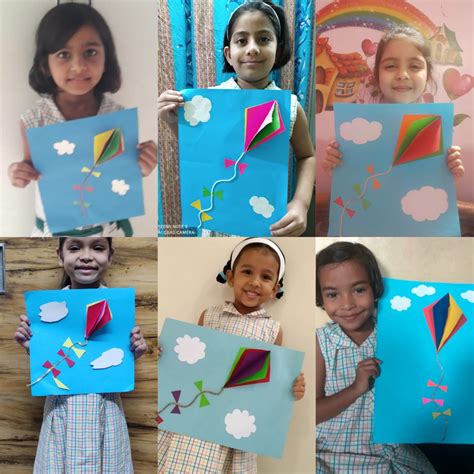 Kite Making Activity Pre Primary Convent Of Jesus And Mary School