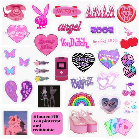 Bratz Stickers Scrapbook Stickers Printable Sticker Art Print Stickers