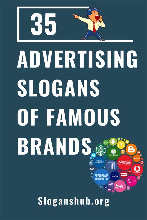 List Of Advertising Slogans Of Famous Brands Advertising Your Brand To