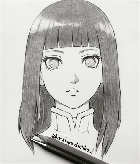 Draw Hinata Hyuga