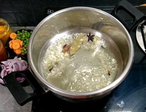 Veg Biryani In Pressure Cooker Quick Biryani Recipe Dine Delicious
