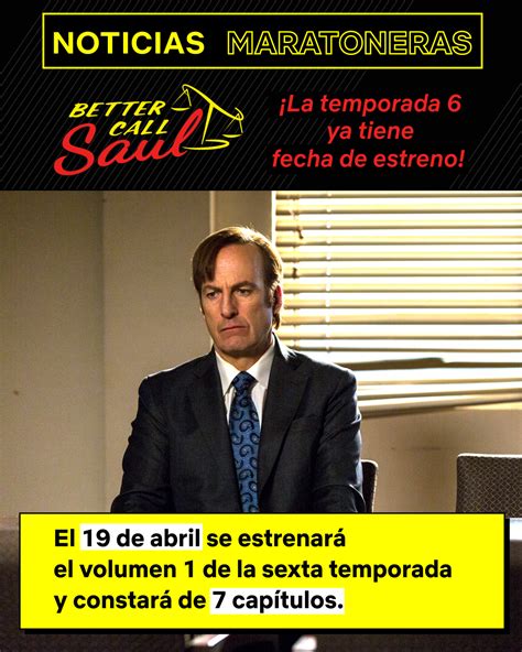 Netflix Better Call Saul Temporada 6 Fecha De Estreno Del Volumen 1