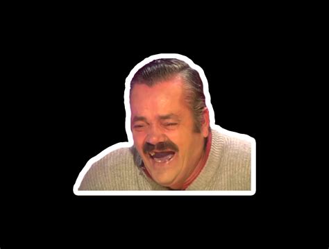 Spanish Laughing Guy Meme Kekw Emote Vinyl Sticker Or Magnet Etsy