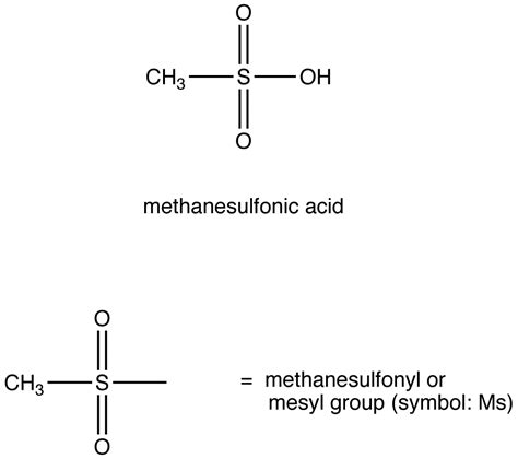 Sulfonic Acid Chemistry Libretexts
