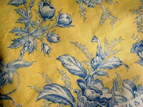 Yellow Churchill Toile Fabric