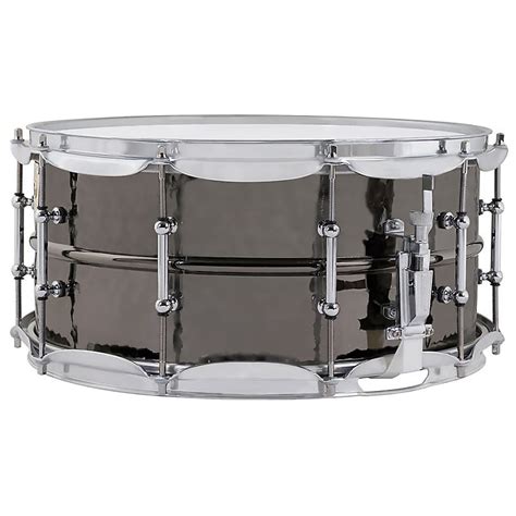 Ludwig Lb417kt Hammered Black Beauty 65x14 Brass Snare Drum Reverb