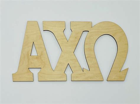 Alpha Chi Omega Wooden Sorority Letters Greek Letters Big Etsy