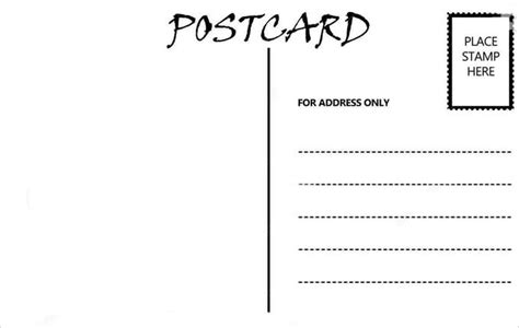 34 Blank Postcard Templates Psd Vector Eps Ai