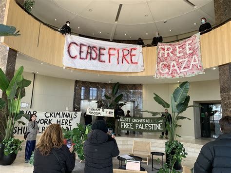 Pro-Palestine activists around the world protest Israeli weapons