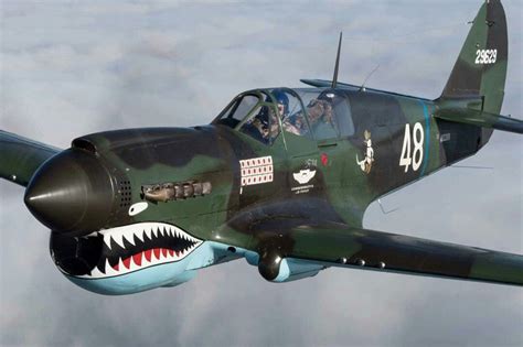Pin By Go Navy Beat Army On Curtiss P 40 Warhawk Wwii Fighter Planes