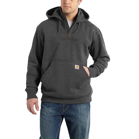 Mens Rain Defender® Paxton Heavyweight Hooded Zip Mock Sweatshirt