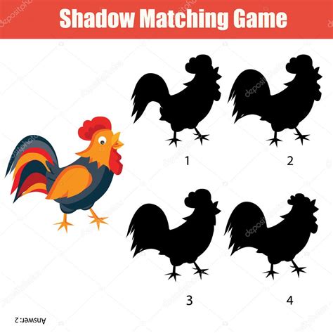 Match The Shadow Children Game Find The Correct Shadow Kids Activity