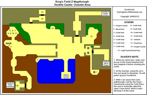 Kings Field Ii Verdite Castle Outside Area Map Map For Playstation By