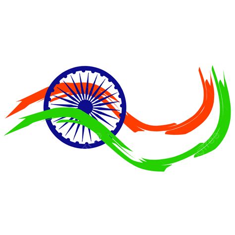 Ashoka Chakra Clipart Vector Ashoka Chakra With Tricolor Flag Indian