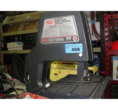 Craftsman 10" motorized band saw