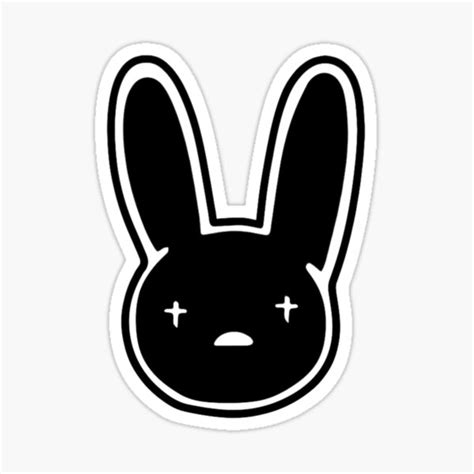 Bad Bunny Logo Sticker For Sale By MillenaryShop Redbubble