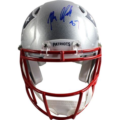 Rob Gronkowski Signed Patriots Full Size Helmet Steiner Coa
