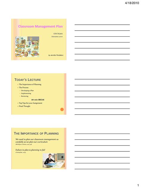 Classroom Management Plan 38 Templates And Examples Templatelab