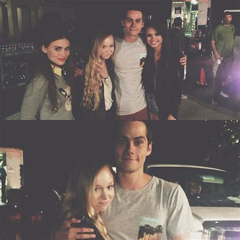 All Aboard Shipsofsnapegirl Dylan O’brien And Holland Roden On The Set Of Teen