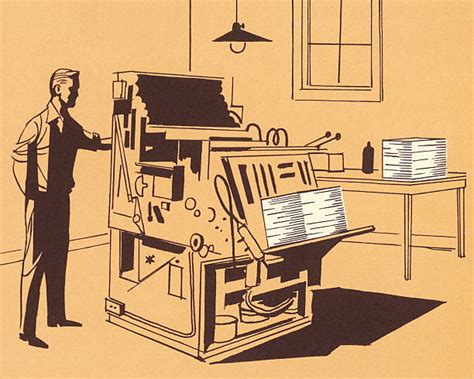 200 Vintage Printing Press Machine Pics Stock Photos Pictures