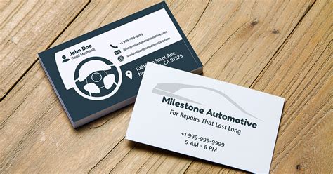 10 Automotive Business Card Templates Fully Customisable Online