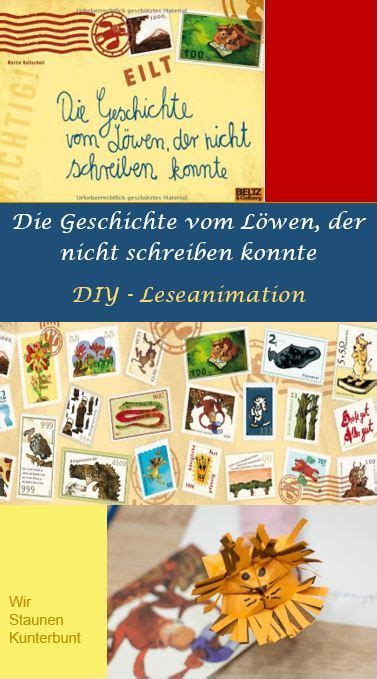 Ein ernstes thema wurde hier in eine. DIY - Leseanimation Die Geschichte vom Löwen, der nicht ...