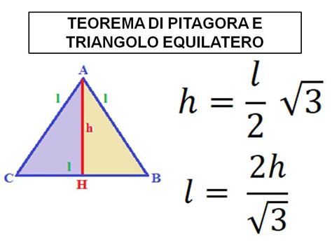 Teorema Di Pitagora E Triangolo Equilatero Lezioniignoranti