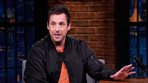 Watch Late Night With Seth Meyers Interview Adam Sandler Shared An SNL Office With Chris Farley