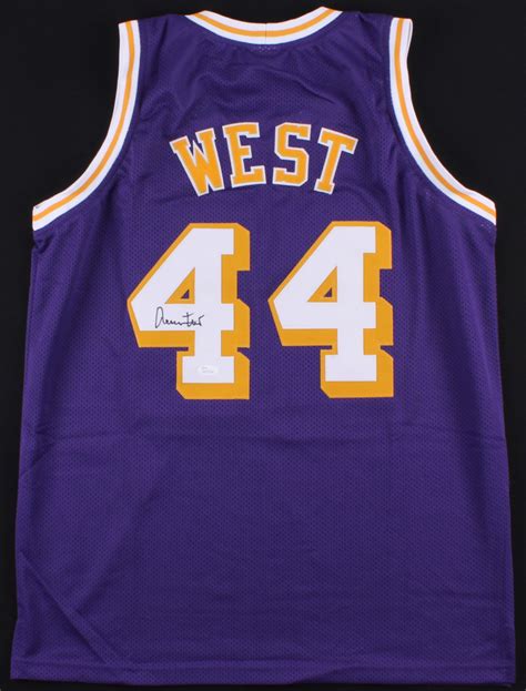 Jerry West Signed Lakers Jersey Jsa Coa Pristine Auction