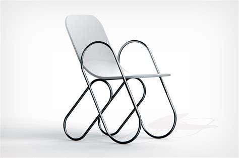 Minimalist Chair Inspired By The Elegant Design Of A Paperclip Yanko