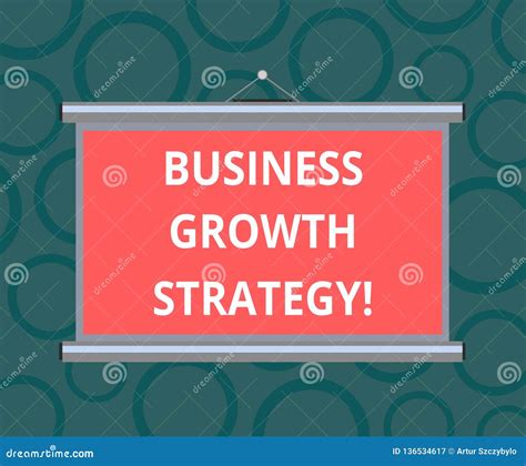 Writing Note Showing Business Growth Strategy Business Photo