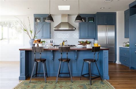 Beautiful, blue italian erika teal blue stainless steel appliances. Blue kitchen cabinets - eye-catching designs in a variety ...