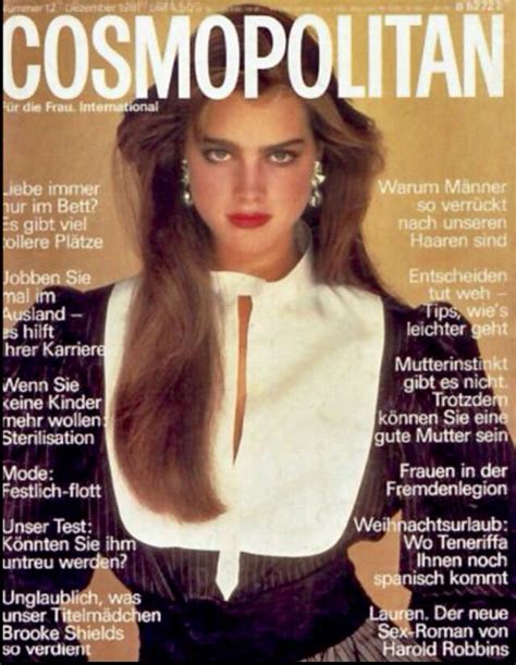 Brooke Shields Covers Cosmopolitan Germany1981 Brooke Shields