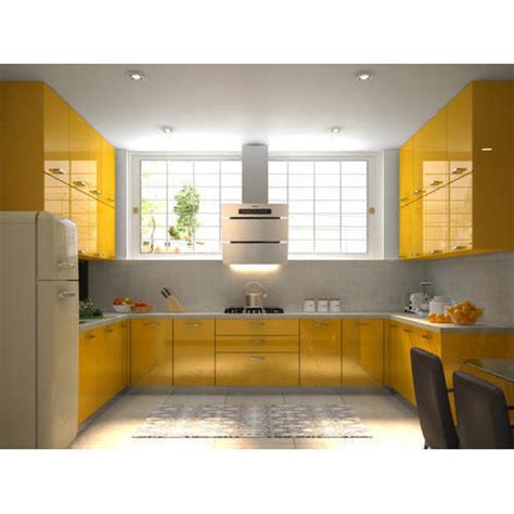 Hence, these are being designed to be in. Wooden U Shape Modular Kitchen, In India, Rs 3500 /square ...