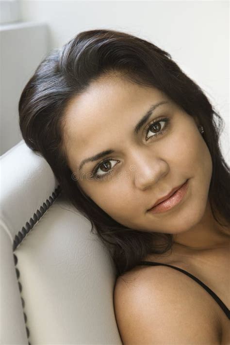 Hispanic Woman Portrait Stock Image Image Of Female 2424677
