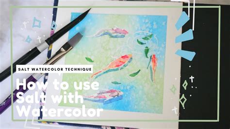Watercolor How To Use Salt With Watercolor Salt Watercolor