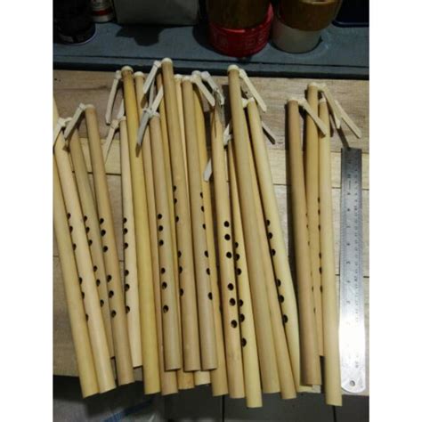 1 set suling pop ( 6 lubang ) terdiri dari : SULING SERULING BAMBU LUBANG 6 LARAS MANDALUNGAN | Shopee Indonesia