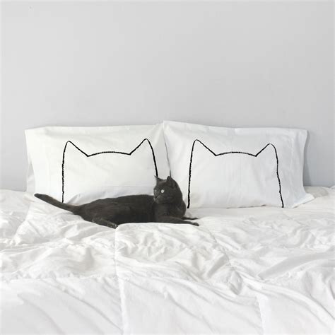 Cat Nap Pillow Case Set By Xenotees Cat Lover T Cat Themed Home