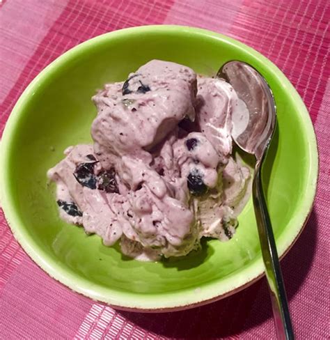 Vegan Banana Blueberry Ice Cream Ice Cream Mousse And Frozen Treats