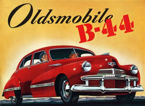 1942 Oldsmobile Brochure Car Ads Advertising Poster Automobile