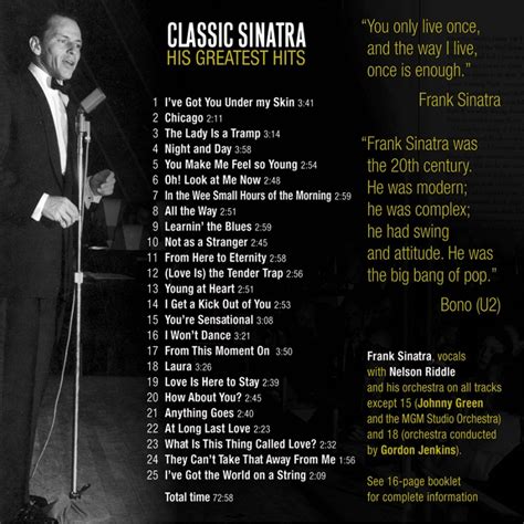 Classic Sinatra His Greatest Hits Jazz Messengers