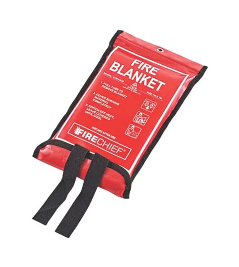 Firechief Fire Blanket Soft Case 1m X 1m Suffolk Marine Safety
