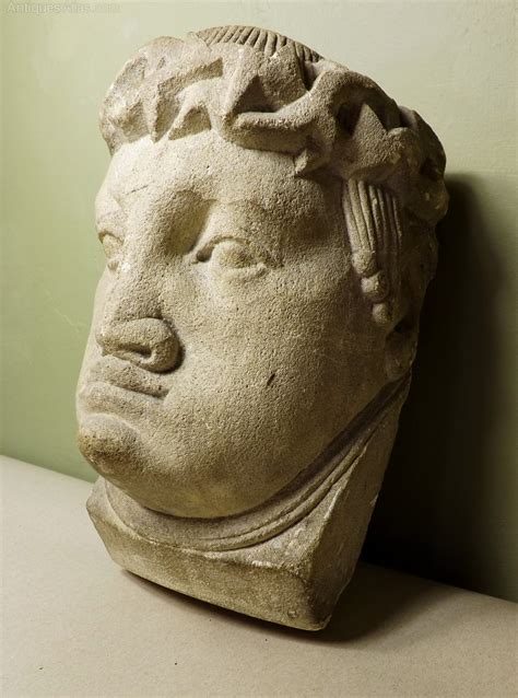 Antiques Atlas - Carved Stone Head