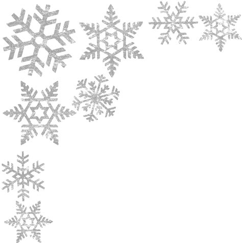 Snowflakes Border Png Image Transparent Image Download Size 992x1000px