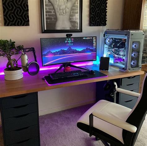 Keep controllers and coords on a pegboard for easy access (and to just look cool). Check out this beautiful setup found on @techultra 💜 ...