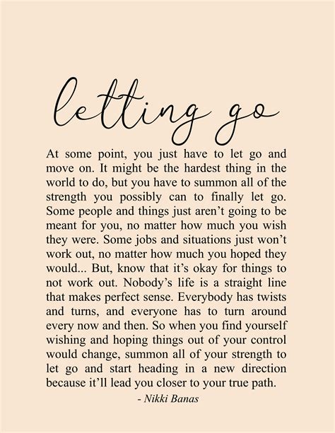 Letting Go Quote And Poetry