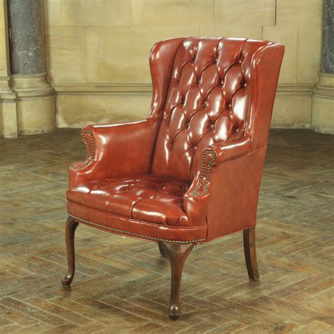 At the chesterfield company our leather chairs are available in over 50 varieties of leather. Red Leather Chesterfield Chair | 646910 | Sellingantiques ...